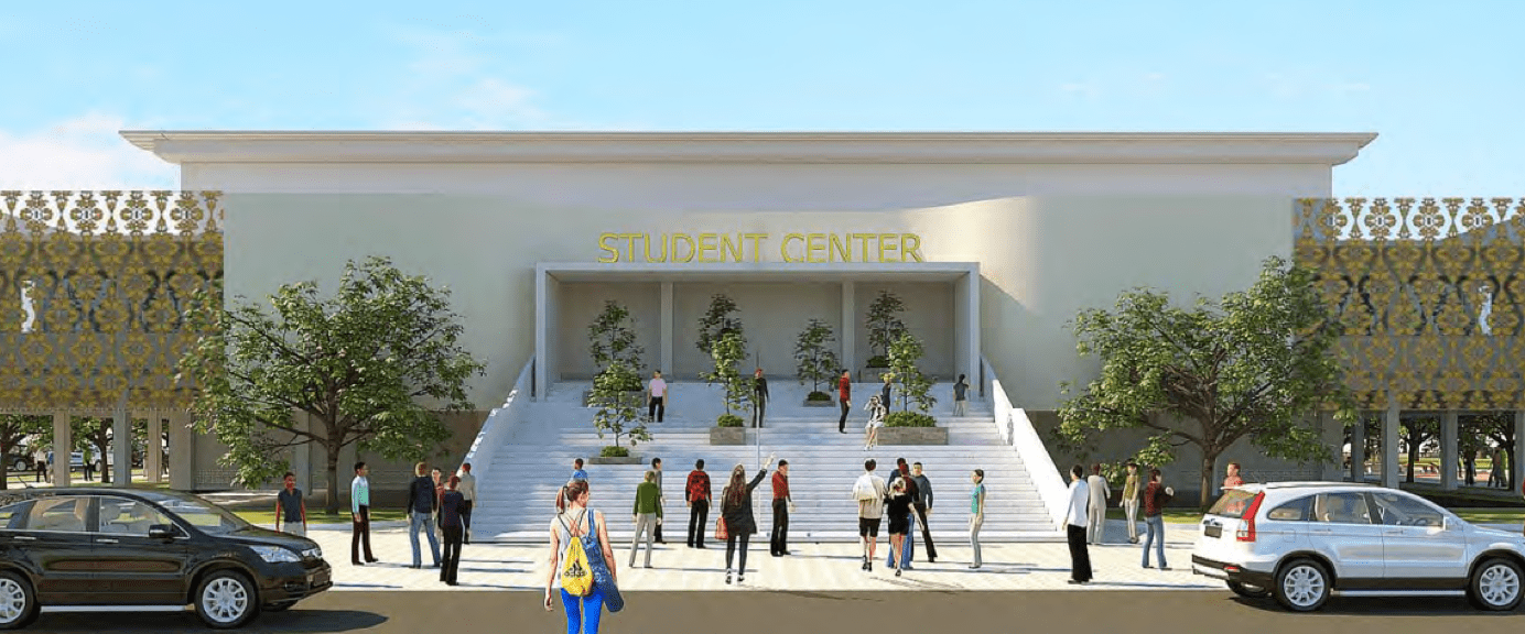 gedung integrated classrooms, integrated laboratories, health studies complex, student center & infrastructures universitas negeri riau 2020