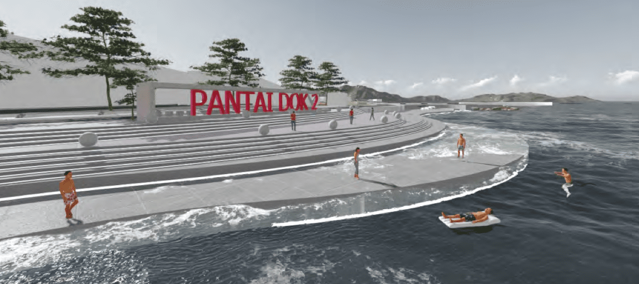 kawasan wisata pantai dok ii 2015